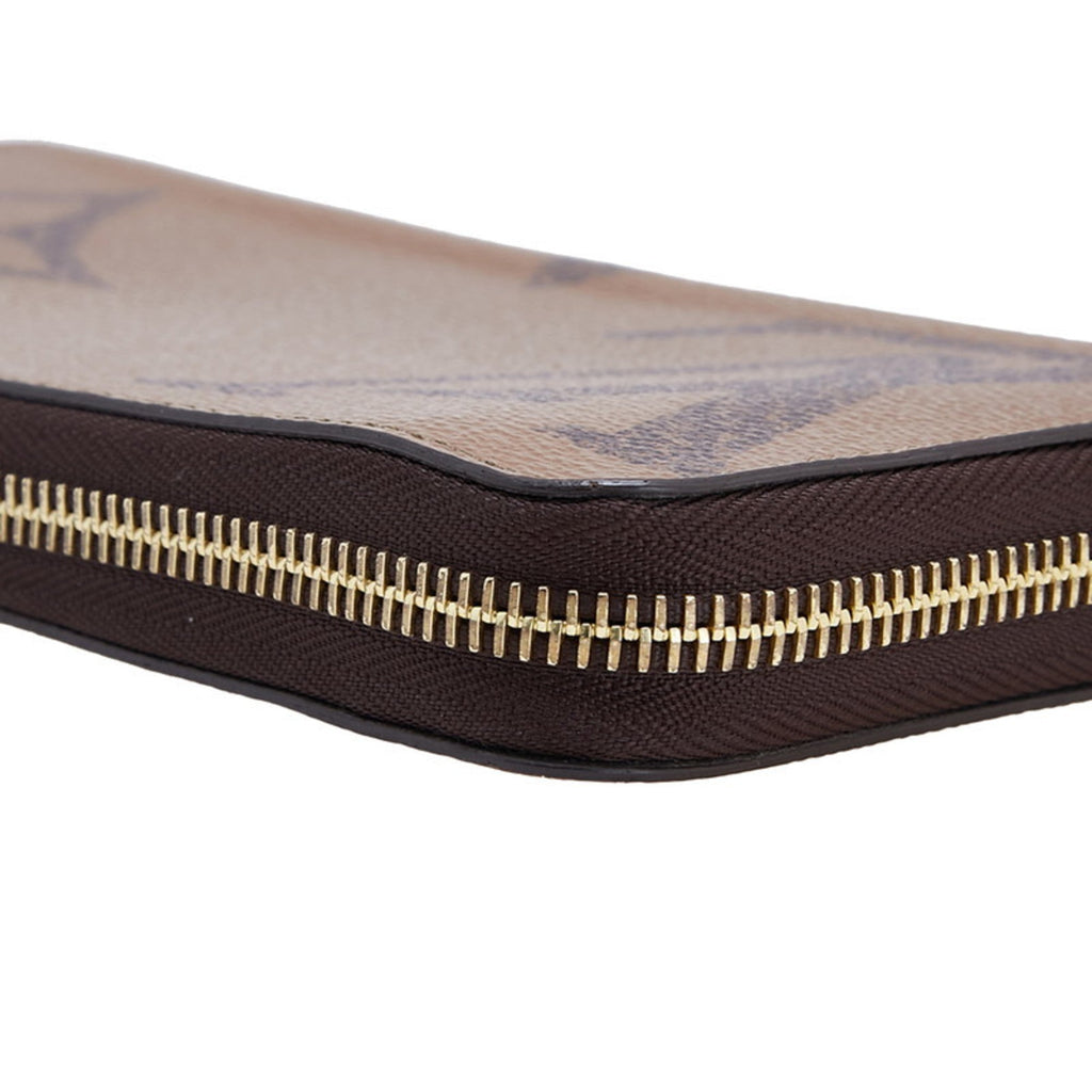 Louis Vuitton Monogram Brown Pvc Leather Wallet (Tri-Fold)