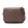 Louis Vuitton Brown Damier Canvas Coated Canvas Leather Damier Canvas Handbag Shoulder Bag