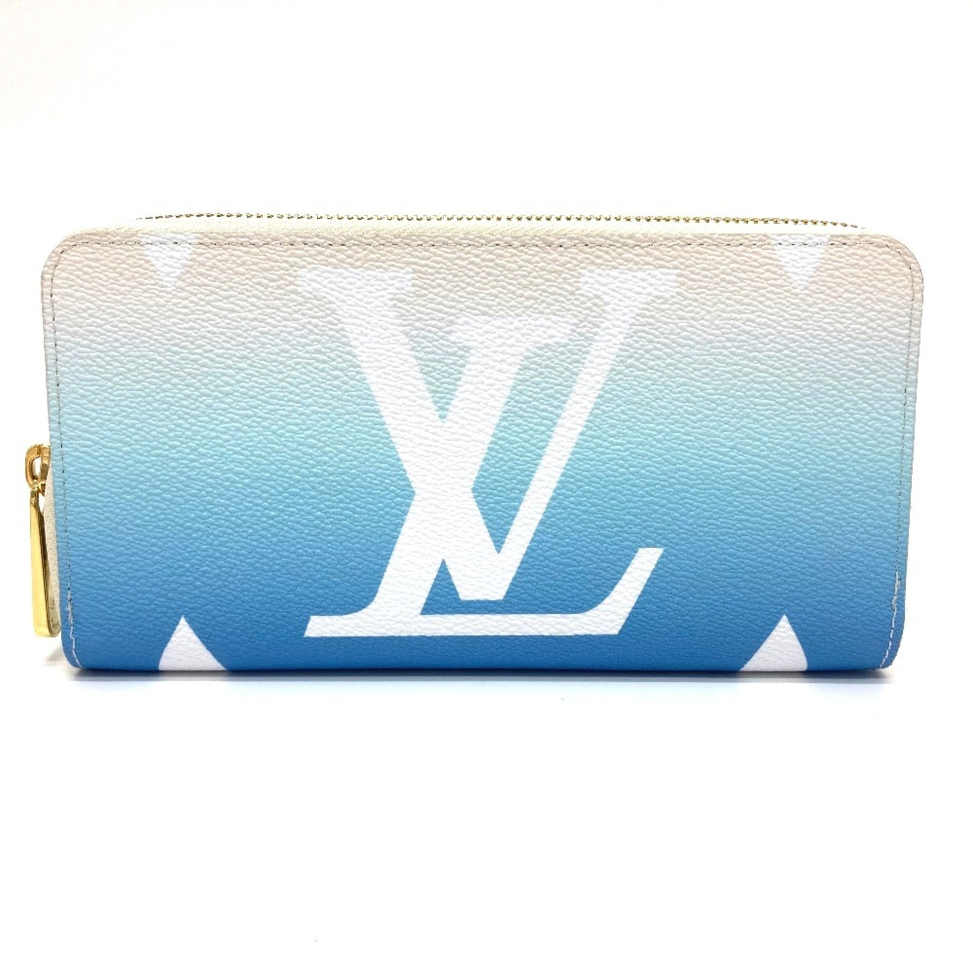 Louis Vuitton Monogram Blue Monogram Long Wallet
