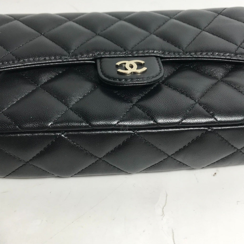 Chanel Black Leather Shoulder Bag