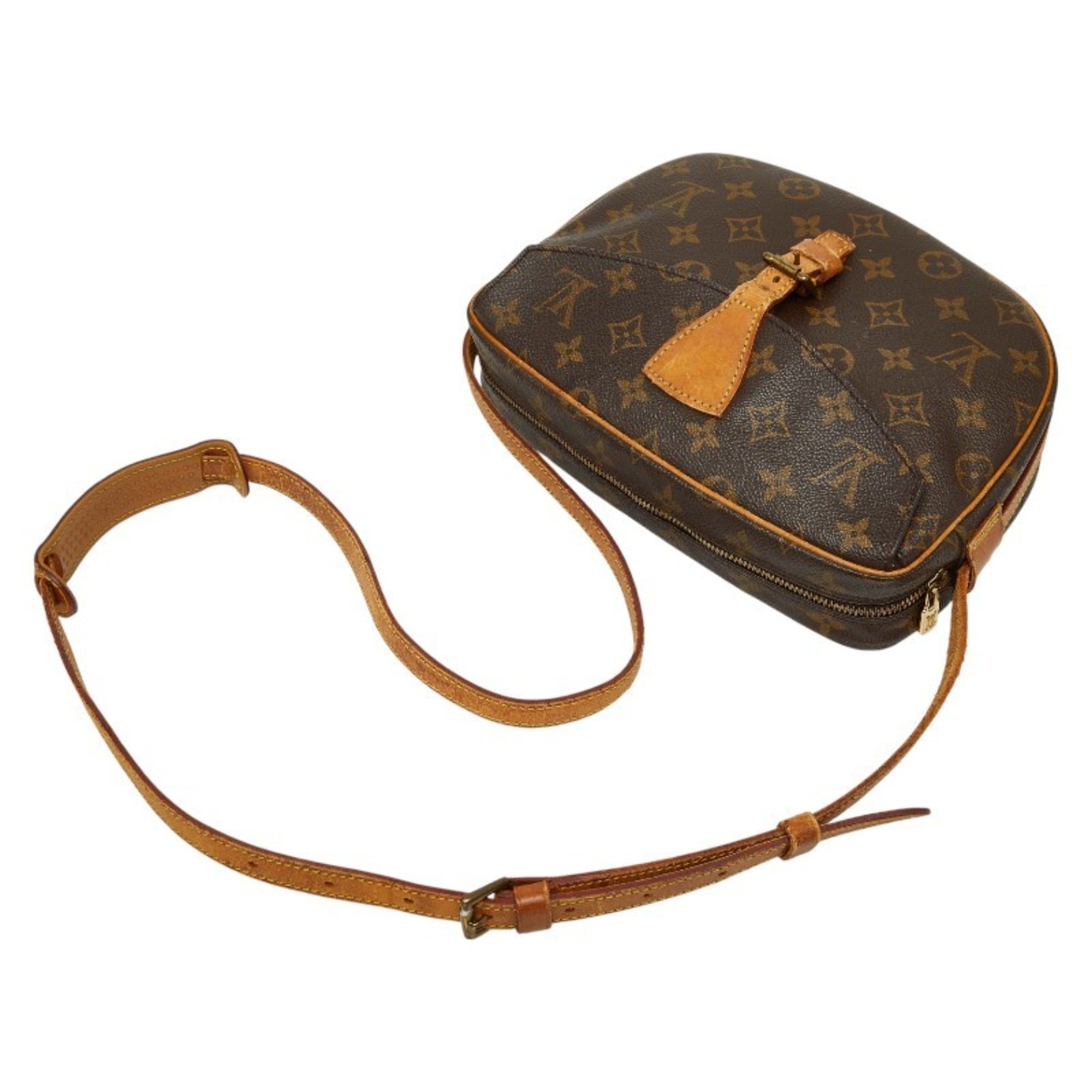 Louis Vuitton Brown Pvc Leather Shoulder Bag