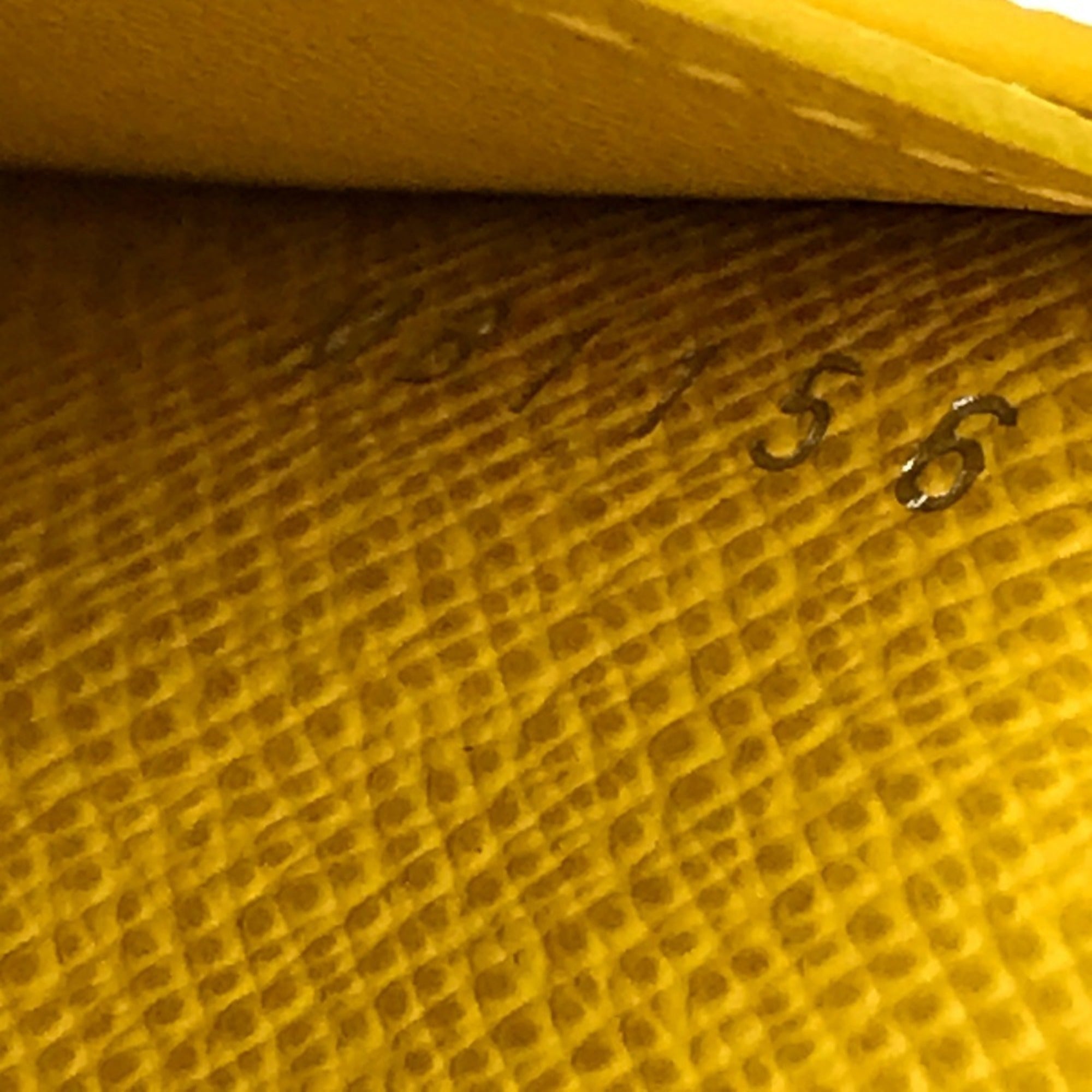 Louis Vuitton Taiga Jaune Yellow Taiga Leather Long Wallet