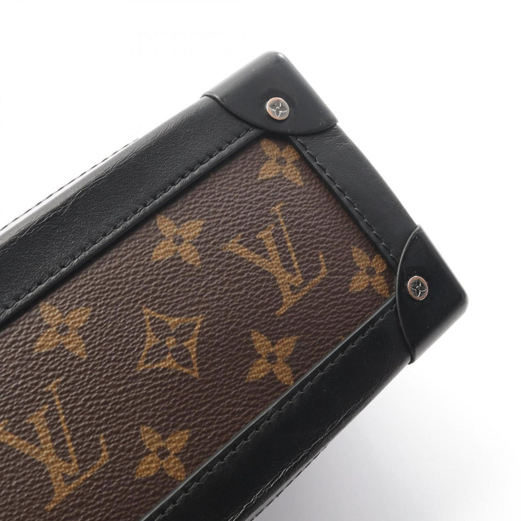 Louis Vuitton Black Brown Monogram Macassar Multi-Color Coated Canvas Leather Shoulder Bag
