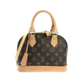 Louis Vuitton Brown Coated Canvas Handbag
