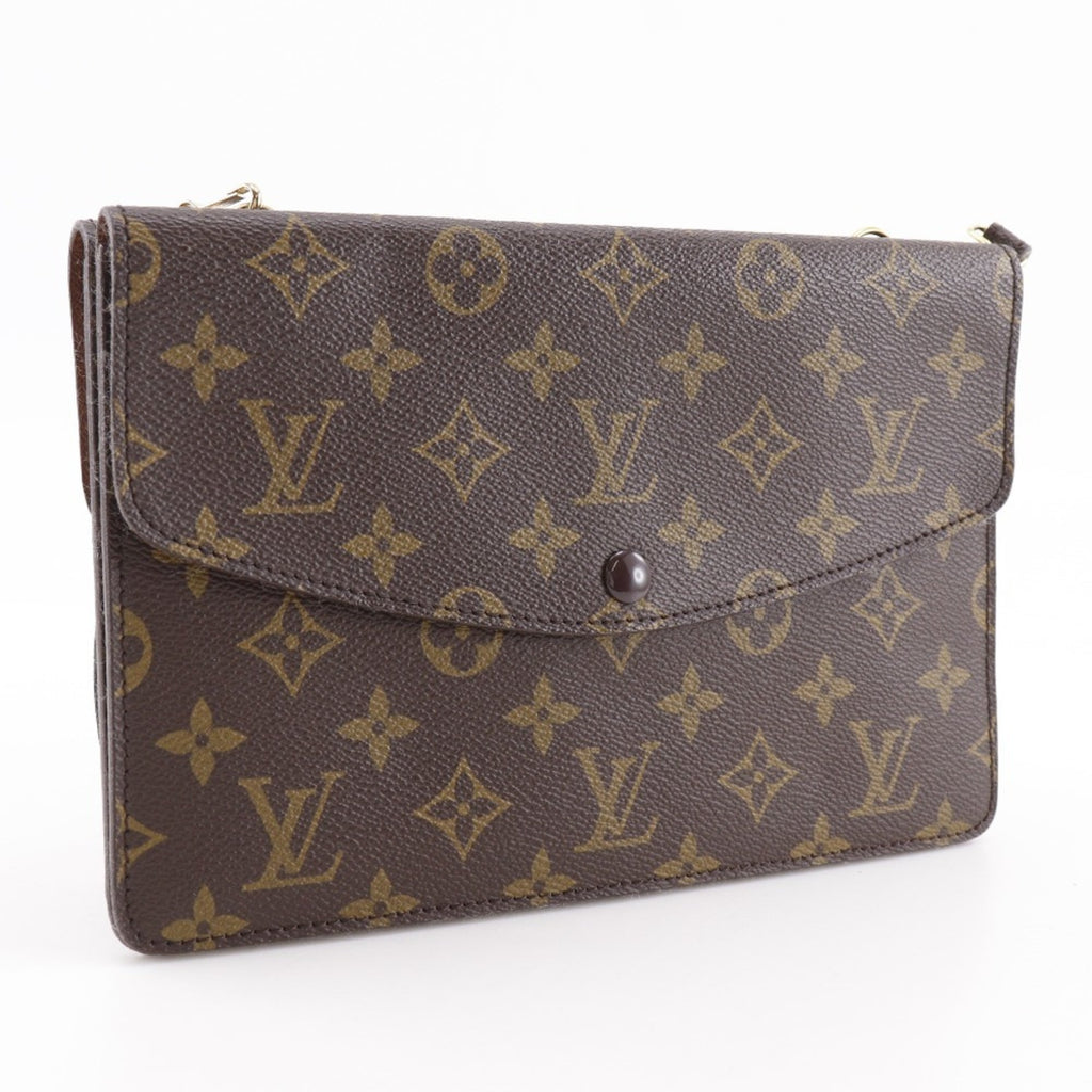 Louis Vuitton Brown Monogram Canvas Shoulder Bag