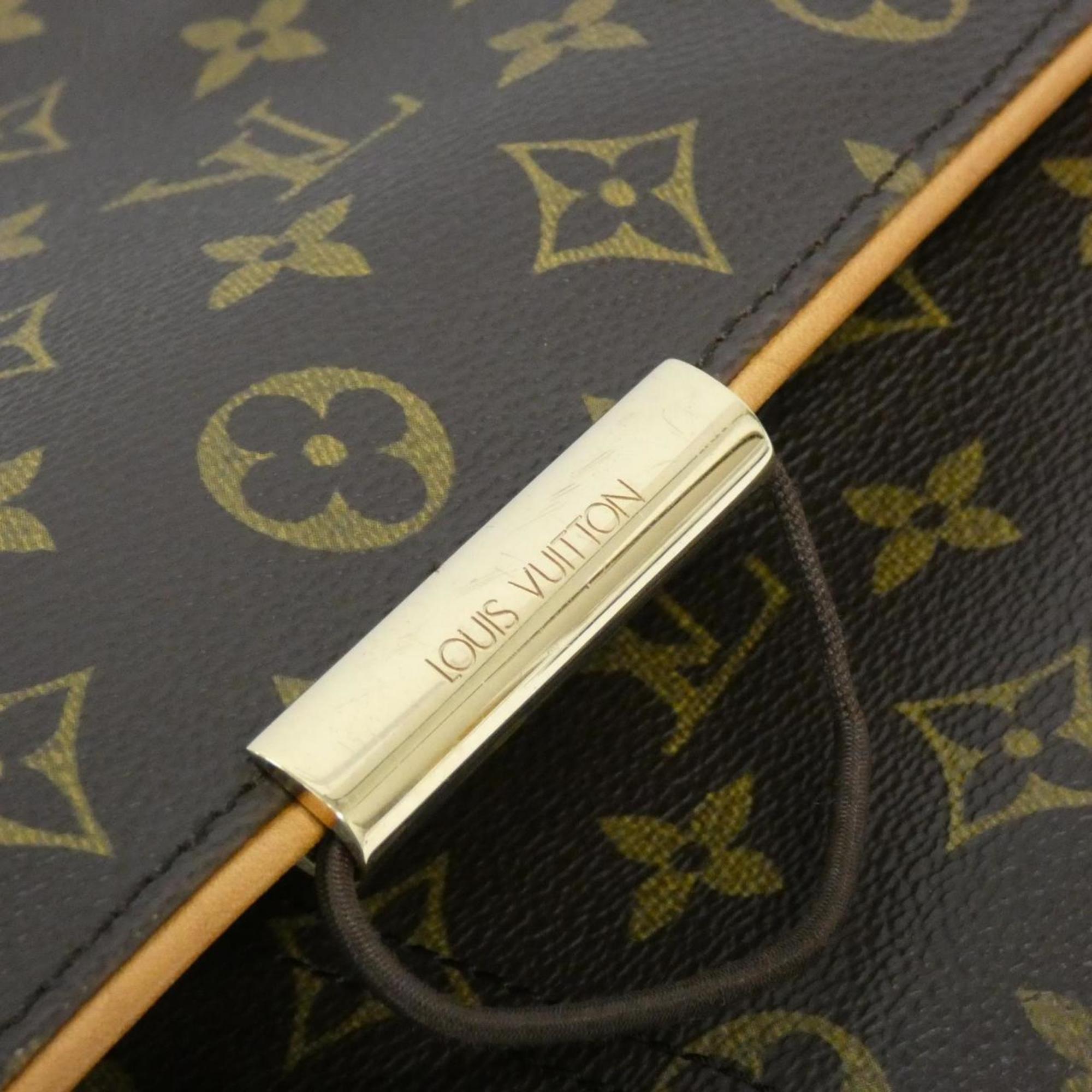 Louis Vuitton Marron Coated Canvas Shoulder Bag