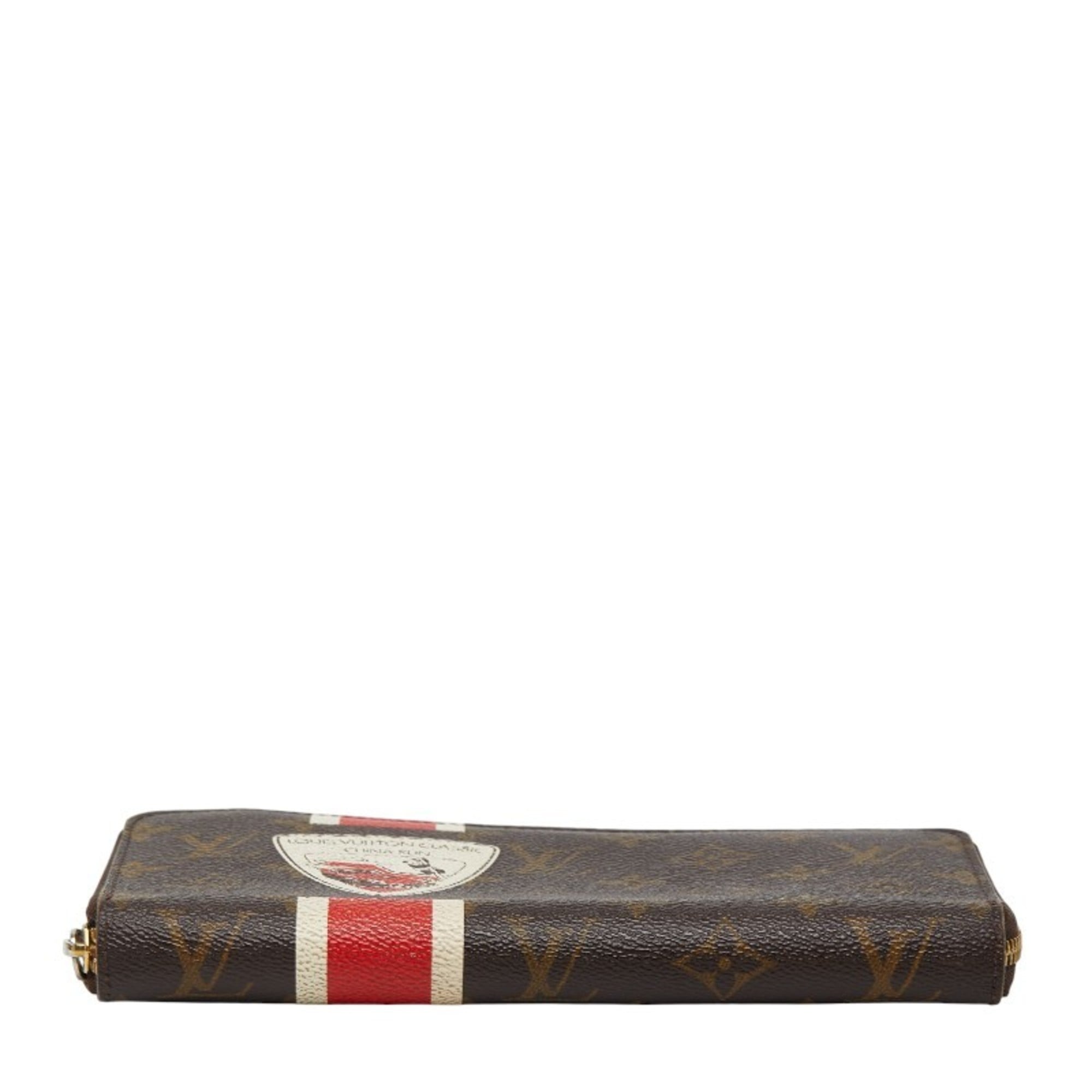 Louis Vuitton Brown Pvc Leather Long Wallet