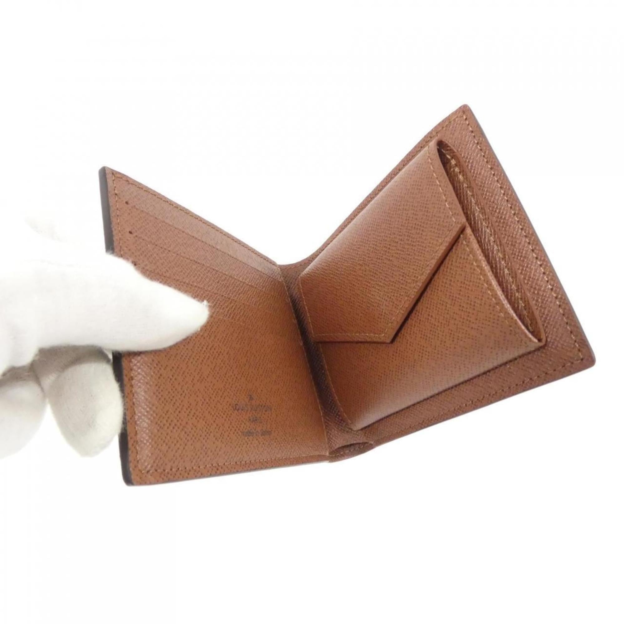 Louis Vuitton Marron Coated Canvas Wallet