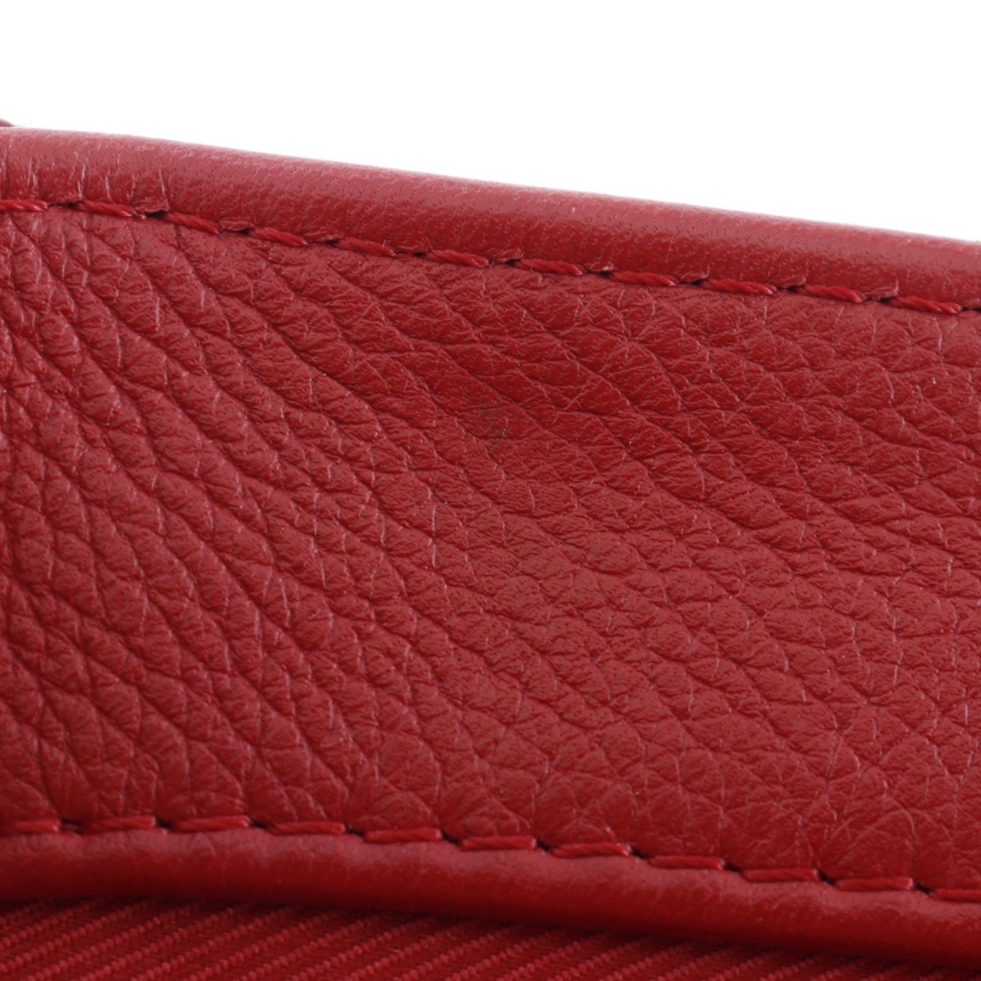 Louis Vuitton Red Color Ruby Leather Shoulder Bag