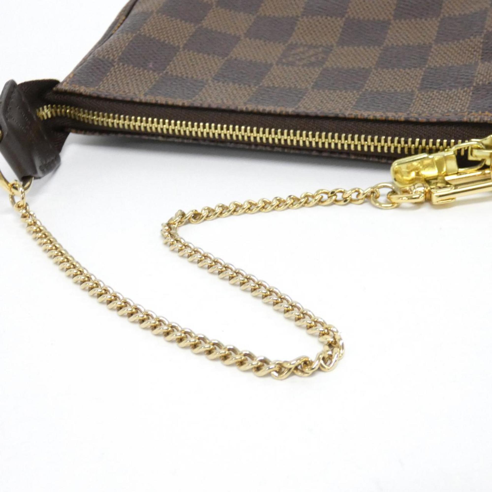 Louis Vuitton Ebene Coated Canvas Pochette Pouch