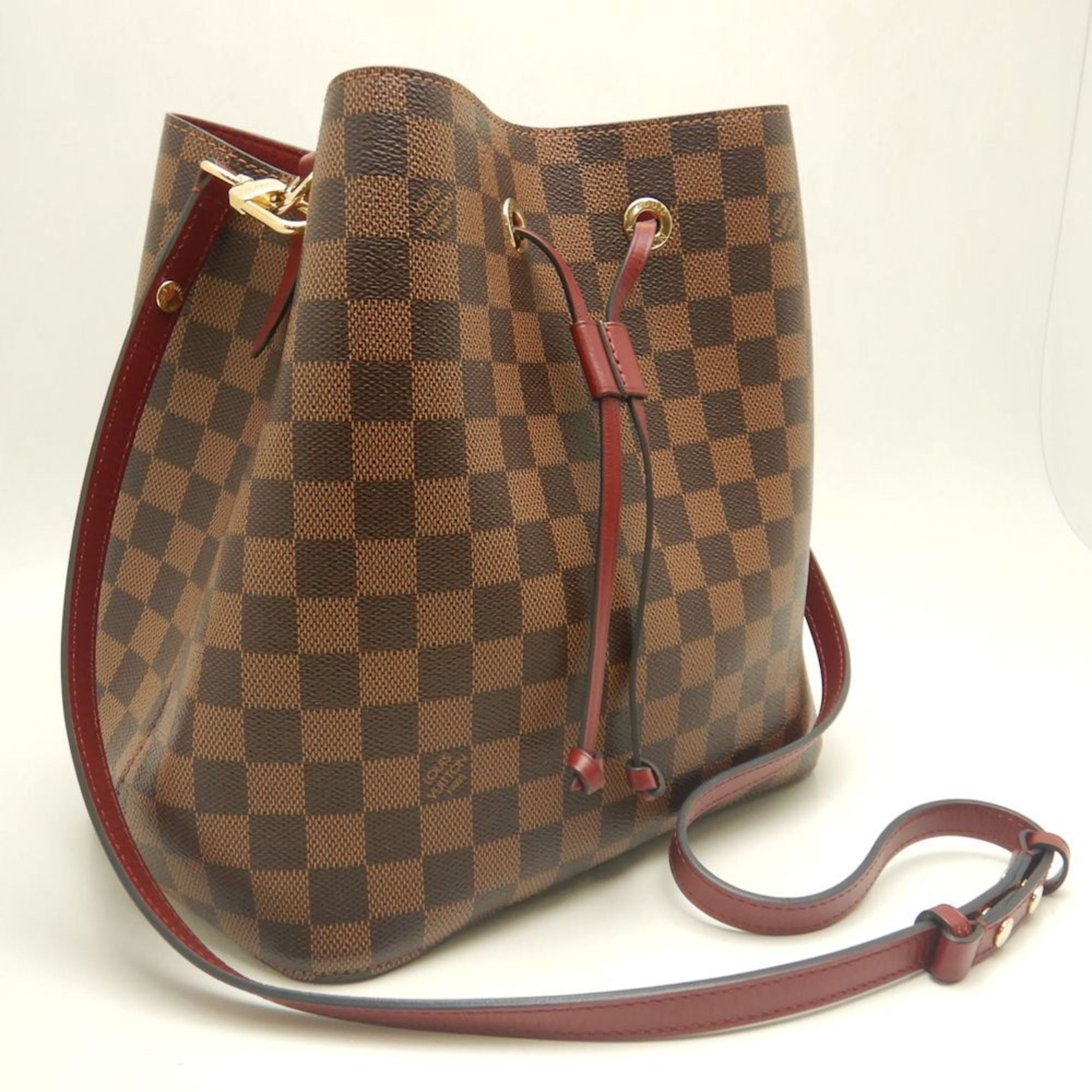 Louis Vuitton Brown Pvc Shoulder Bag