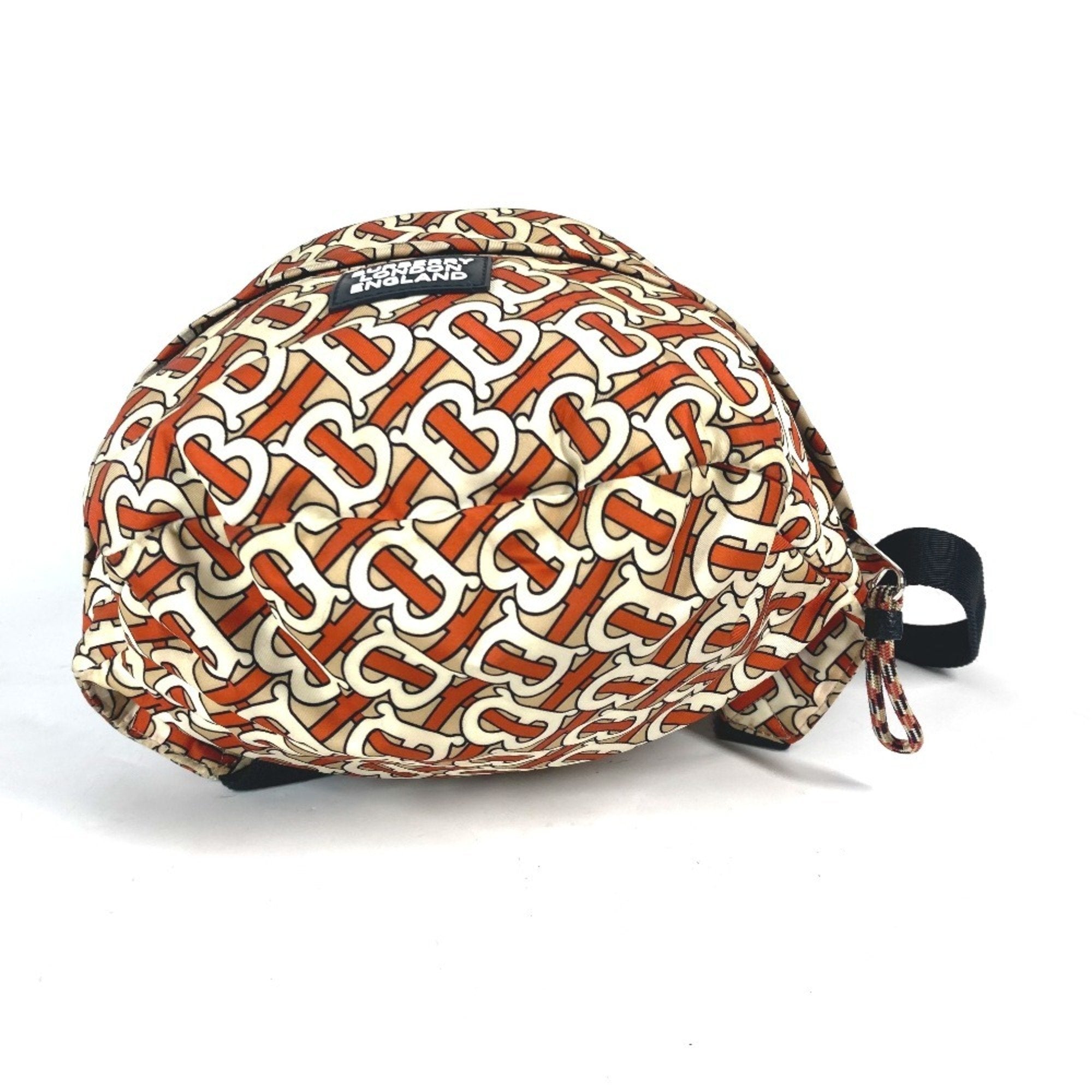Burberry Orange White Nylon Fanny Pack Sling Bag