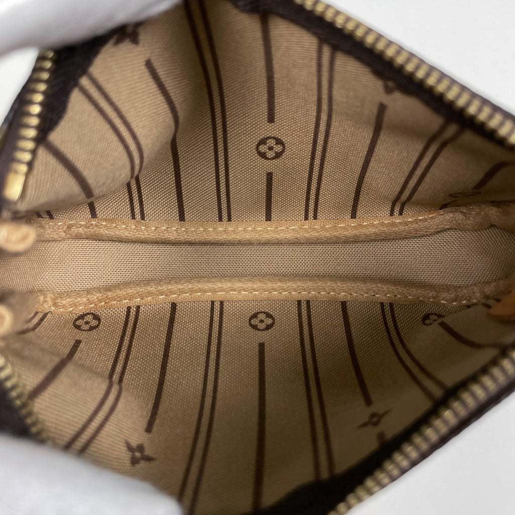 Louis Vuitton Brown Monogram Pochette Pouch