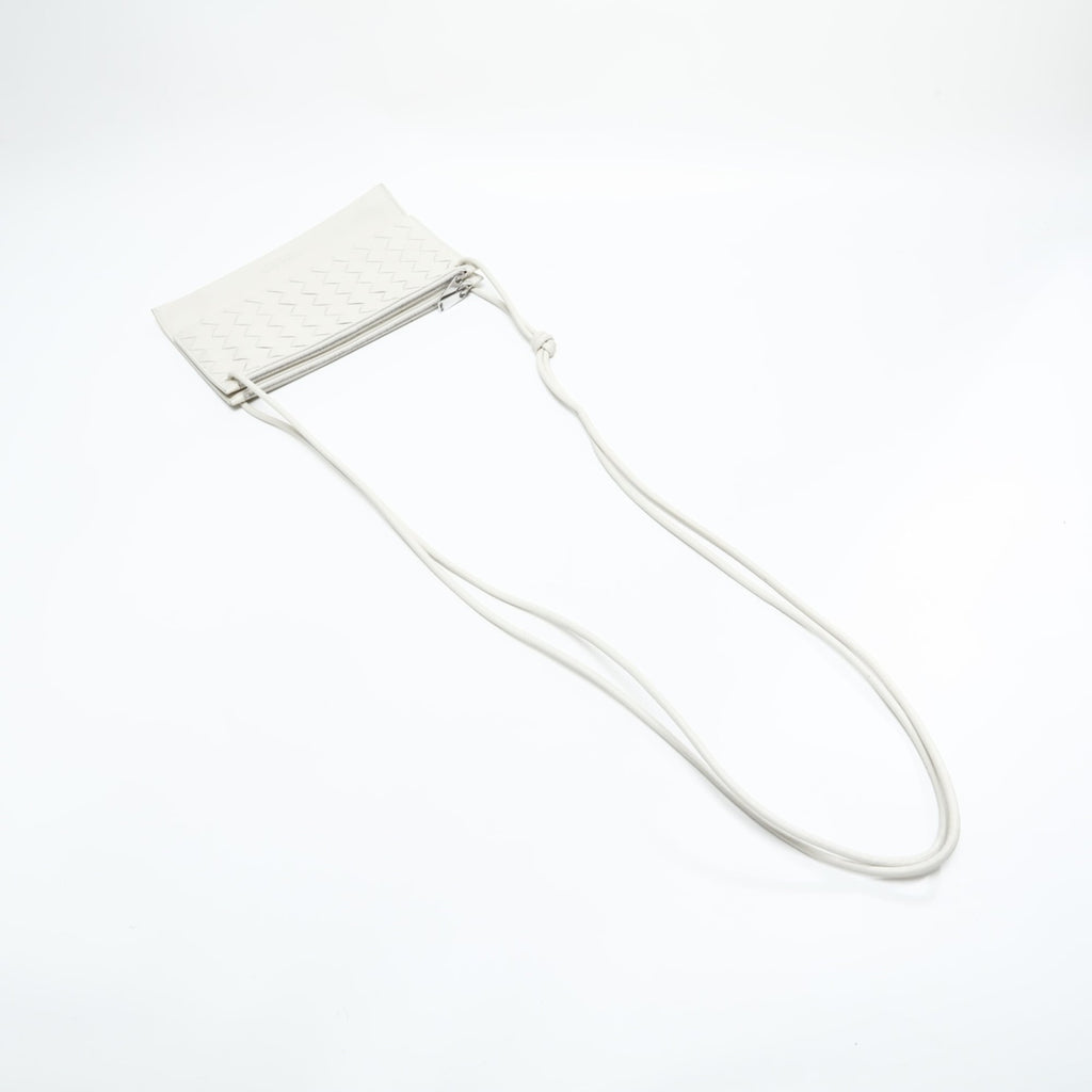 Bottega Veneta White Leather Shoulder Bag