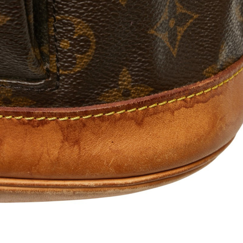 Louis Vuitton Brown Pvc Leather Backpack