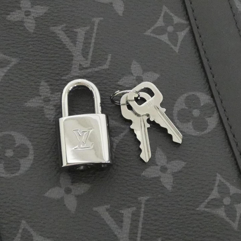 Louis Vuitton Black Coated Canvas Handbag