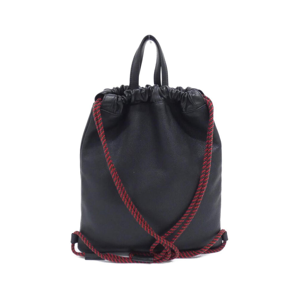 Gucci Black Leather Backpack (Pre-Owned)