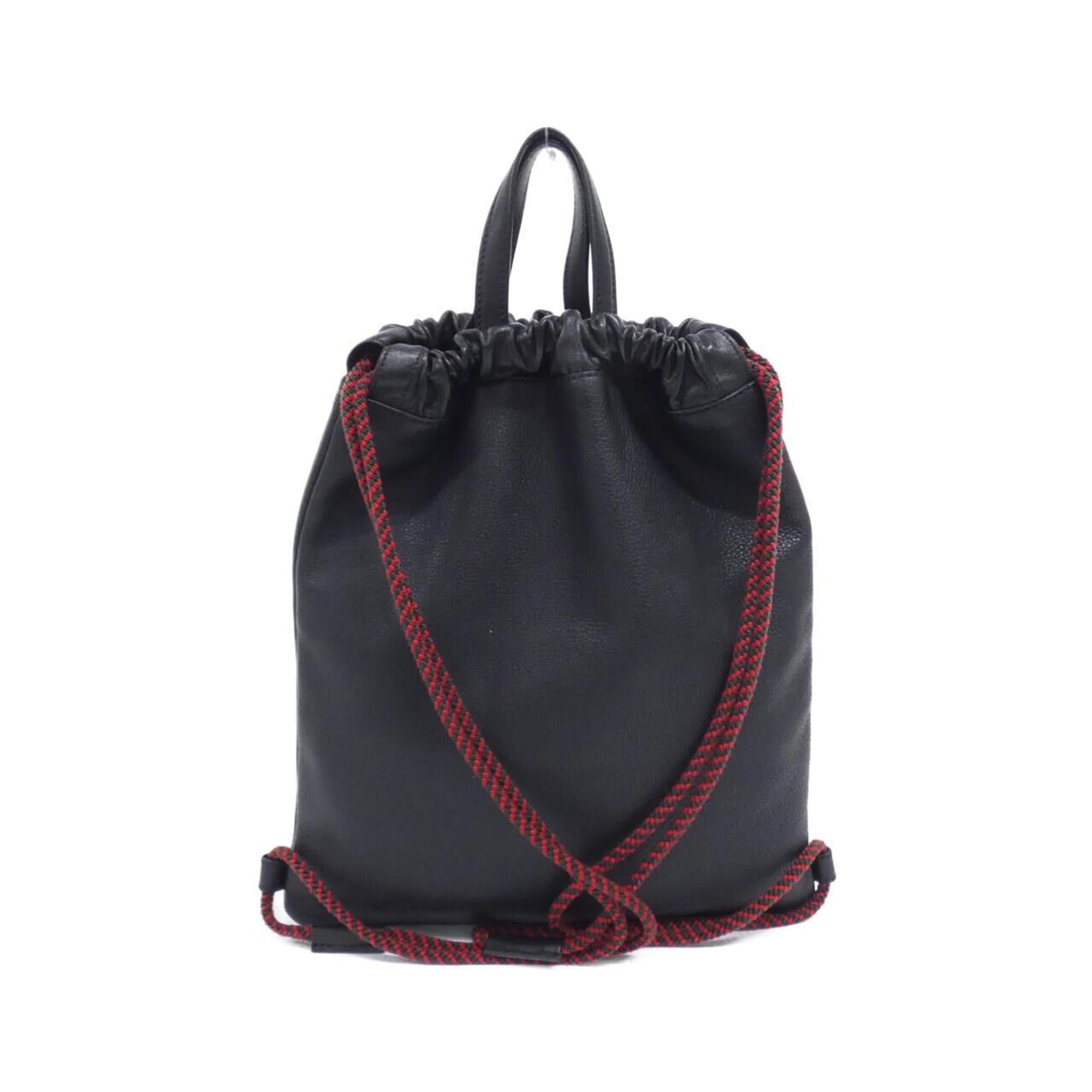 Gucci Black Leather Backpack (Pre-Owned)