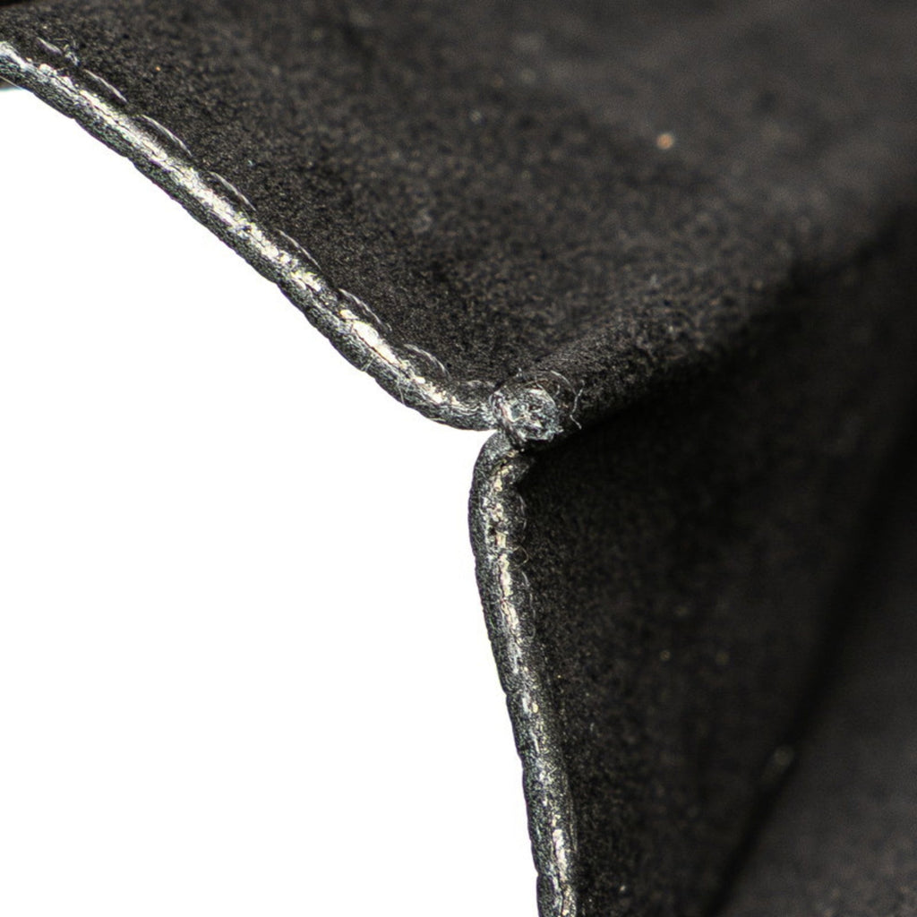 Louis Vuitton Taurillon Black Noir Leather Clutch Bag Pochette