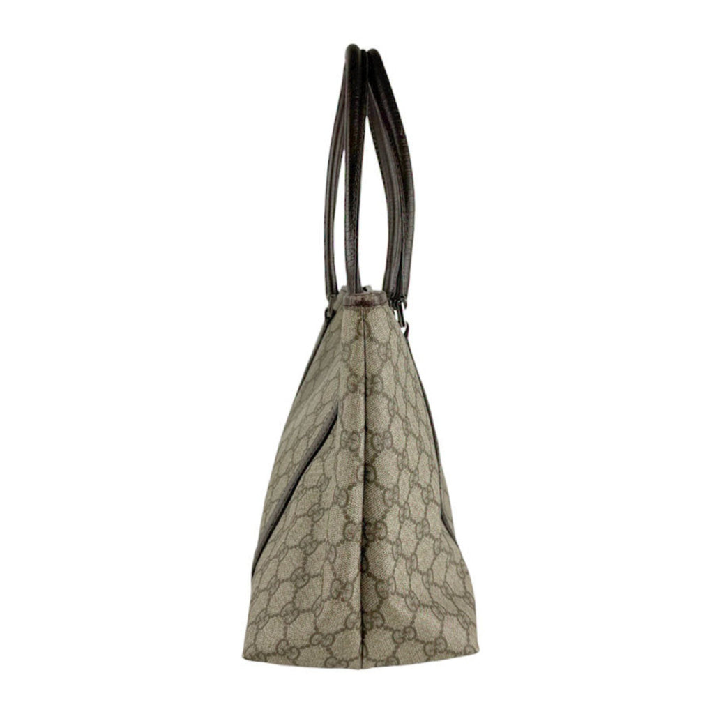Gucci Brown Gg Supreme Shoulder Bag Tote Bag (Pre-Owned)