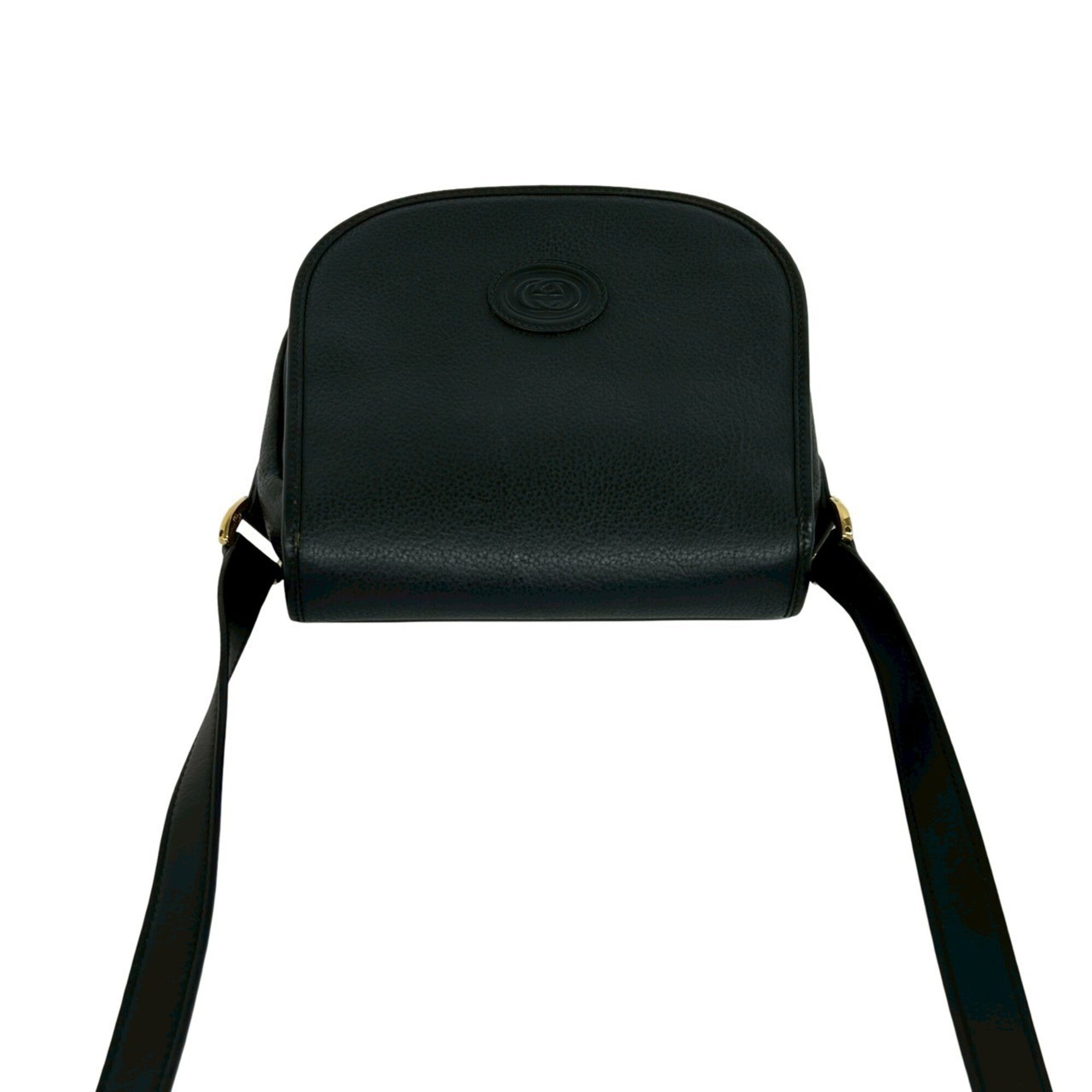 Gucci Black Leather Pochette Shoulder Bag (Pre-Owned)