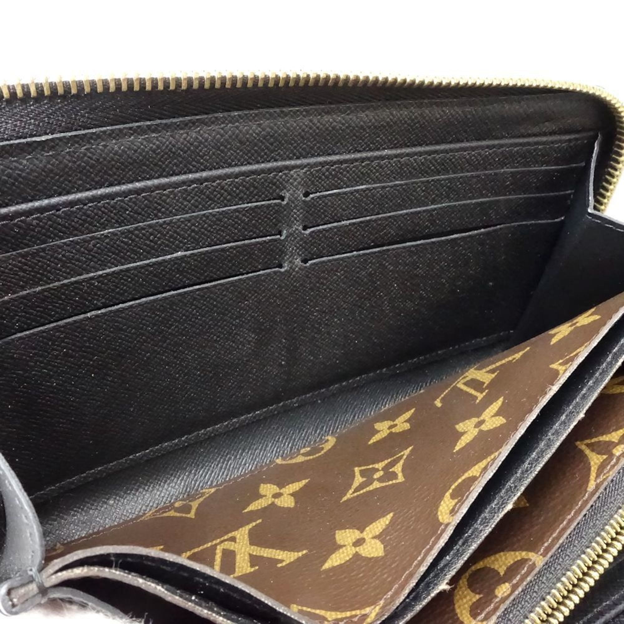 Louis Vuitton Monogram Brown Monogram Noir Monogram Leather Long Wallet