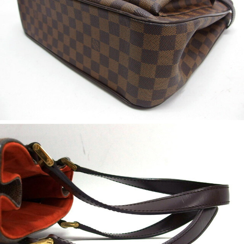 Louis Vuitton Damier Brown Damier Canvas Dark Brown Galle Damier Canvas Handbag Shoulder Bag Tote Bag