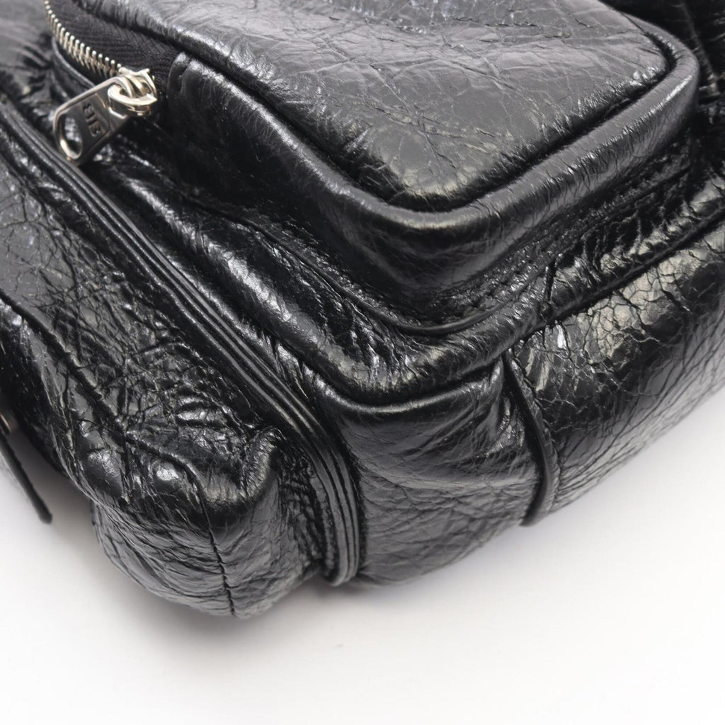 Balenciaga Black Leather Handbag Shoulder
