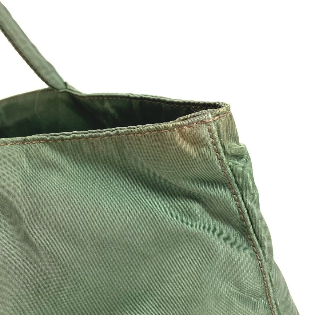 Prada Khaki Nylon Shoulder Bag Tote Bag