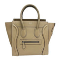 Celine Grayish Leather Handbag Tote Bag