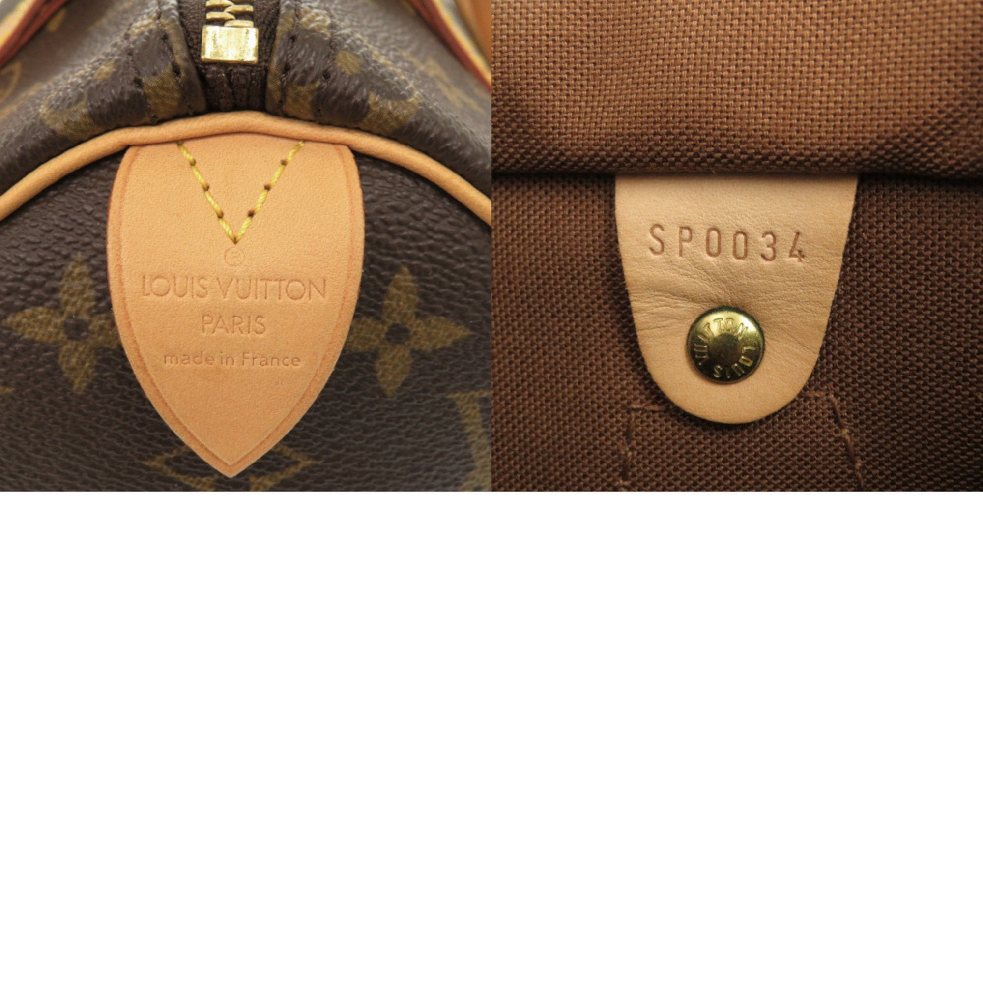 Louis Vuitton Brown Monogram Canvas Handbag