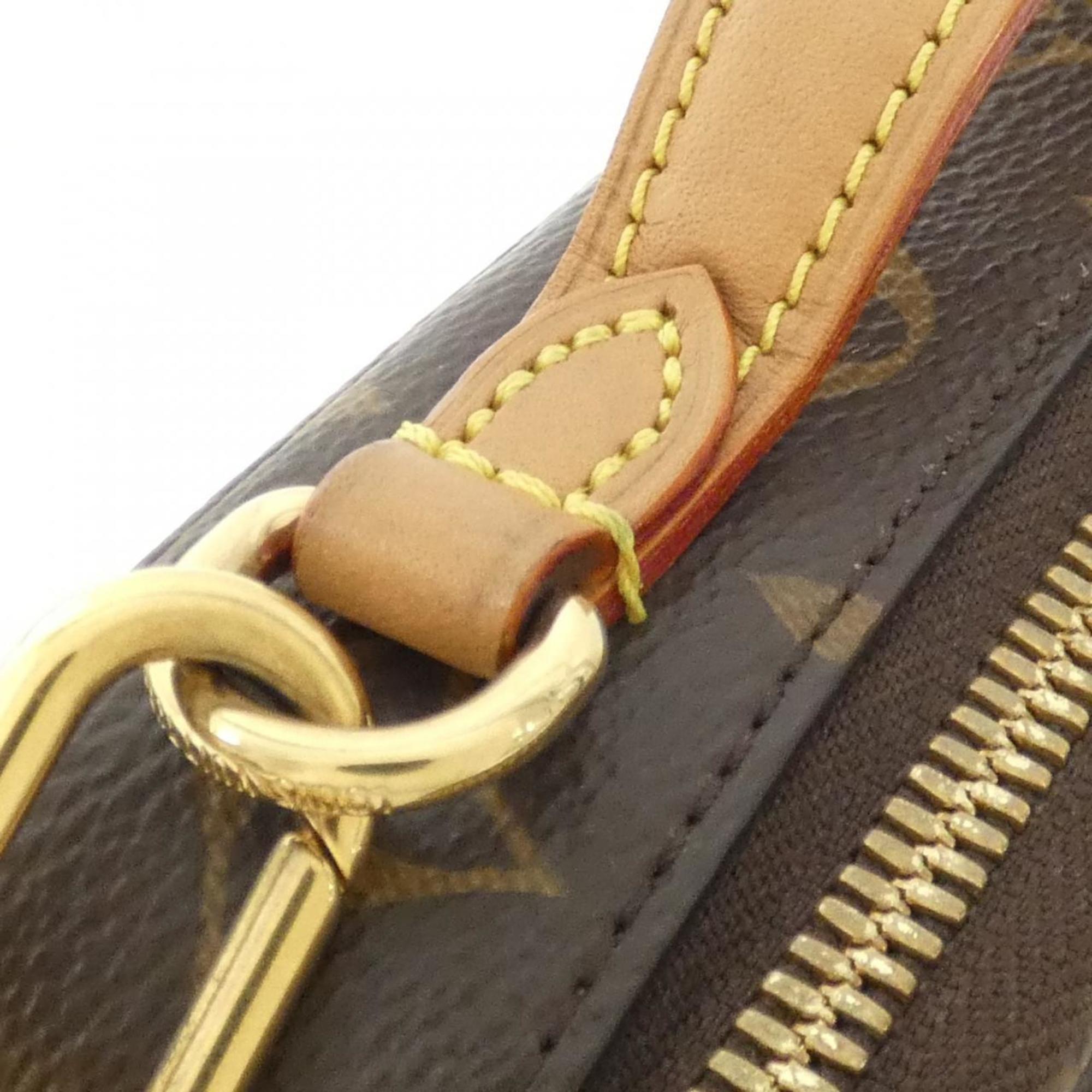 Louis Vuitton Marron Coated Canvas Pouch Shoulder Bag