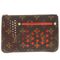 Louis Vuitton Lv Orange Monogram Monogram Perforated Pochette Pouch