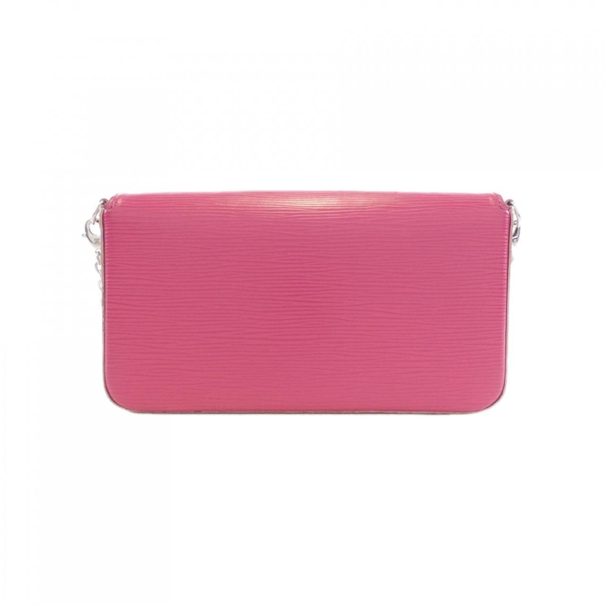 Louis Vuitton Hot Pink Leather Shoulder Bag