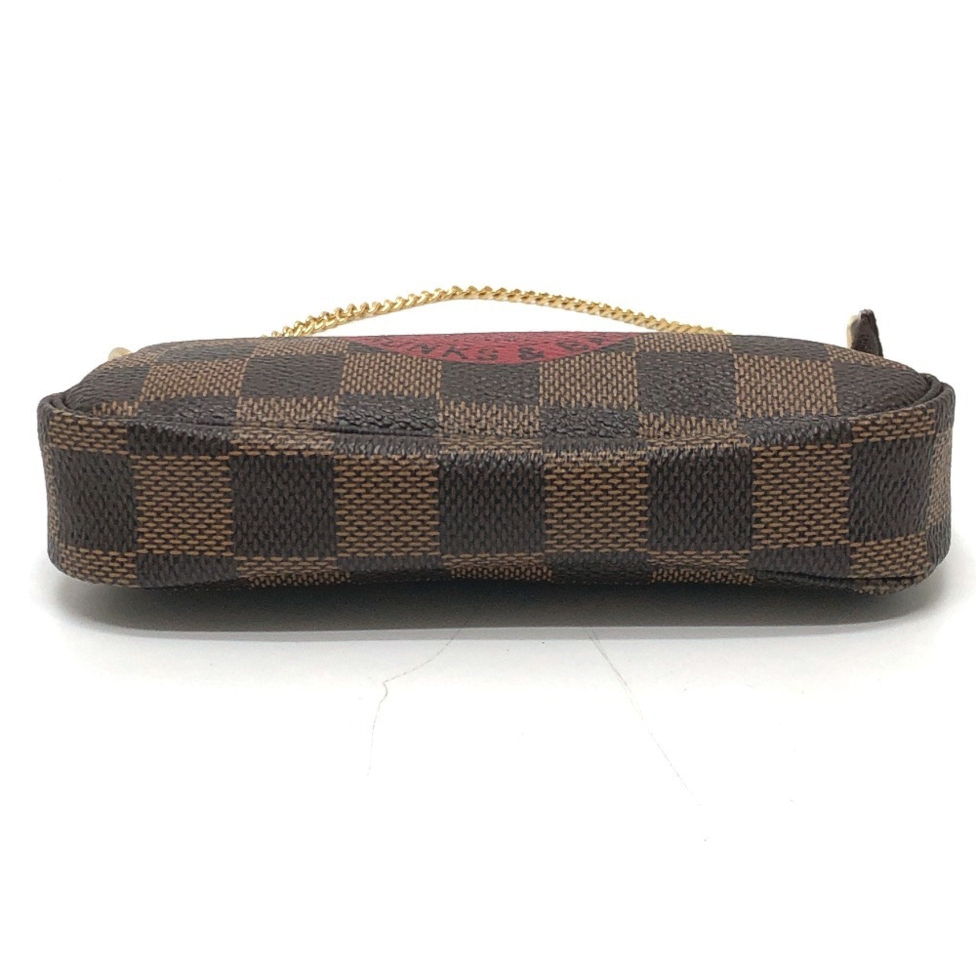 Louis Vuitton Brown Ebene Damier Canvas Pochette Pouch