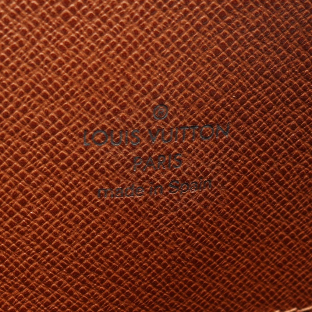 Louis Vuitton Brown Monogram Coated Canvas Leather Handbag Shoulder Bag