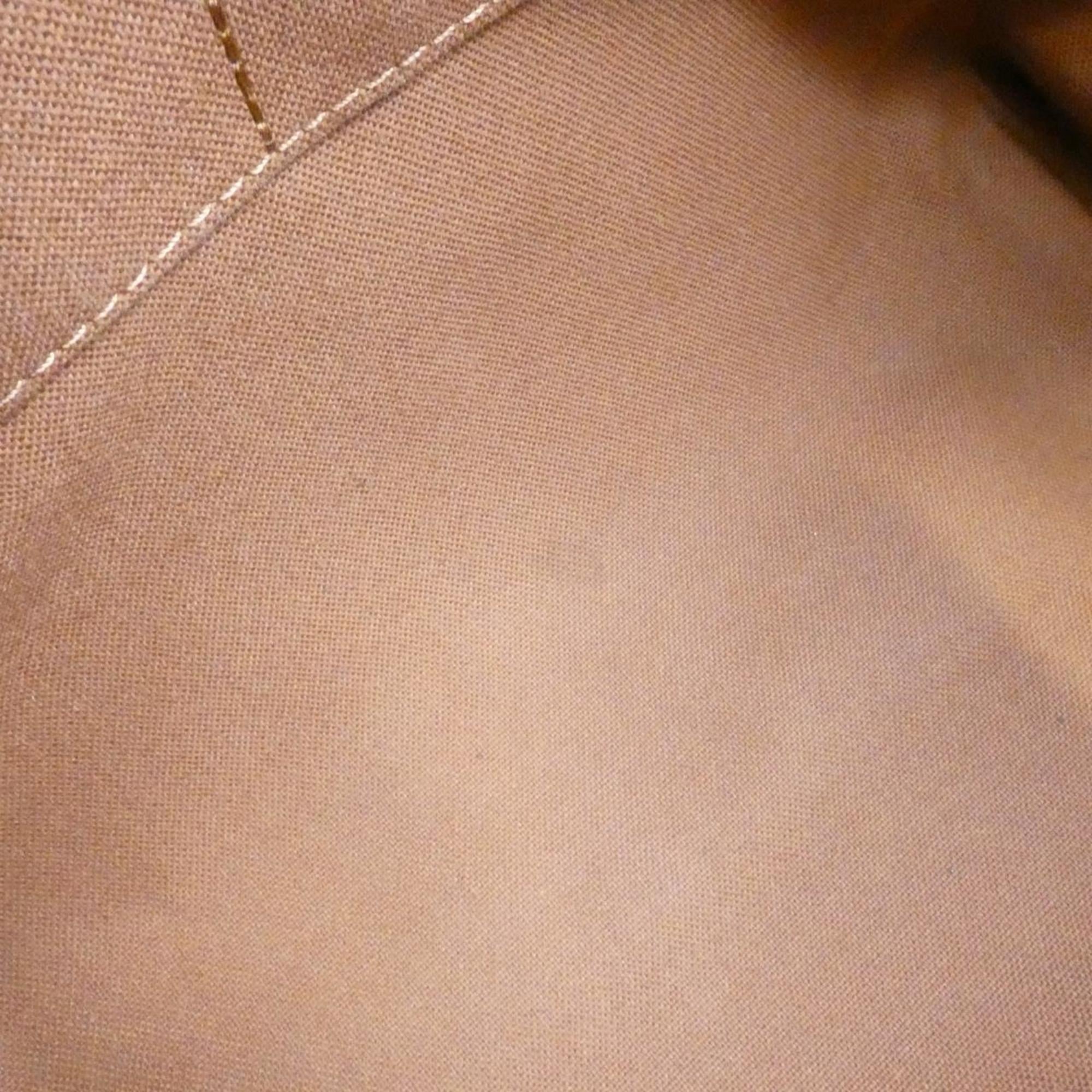 Louis Vuitton Marron Coated Canvas Handbag
