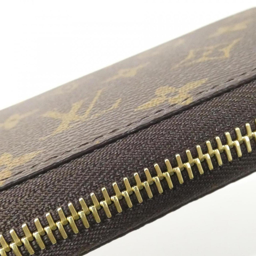 Louis Vuitton Marron Coated Canvas Long Wallet