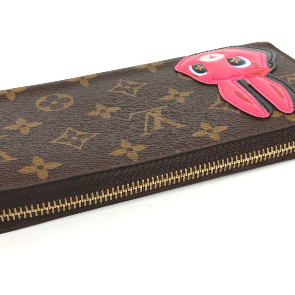 Louis Vuitton Brown Pink Monogram Long Wallet