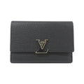Louis Vuitton Gold Black Hot Pink Leather Wallet (Tri-Fold)