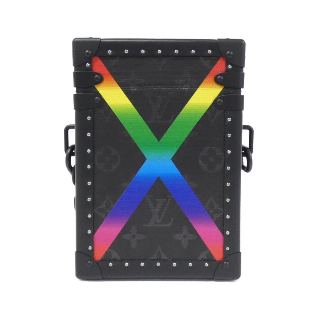 Louis Vuitton Black Coated Canvas Shoulder Bag