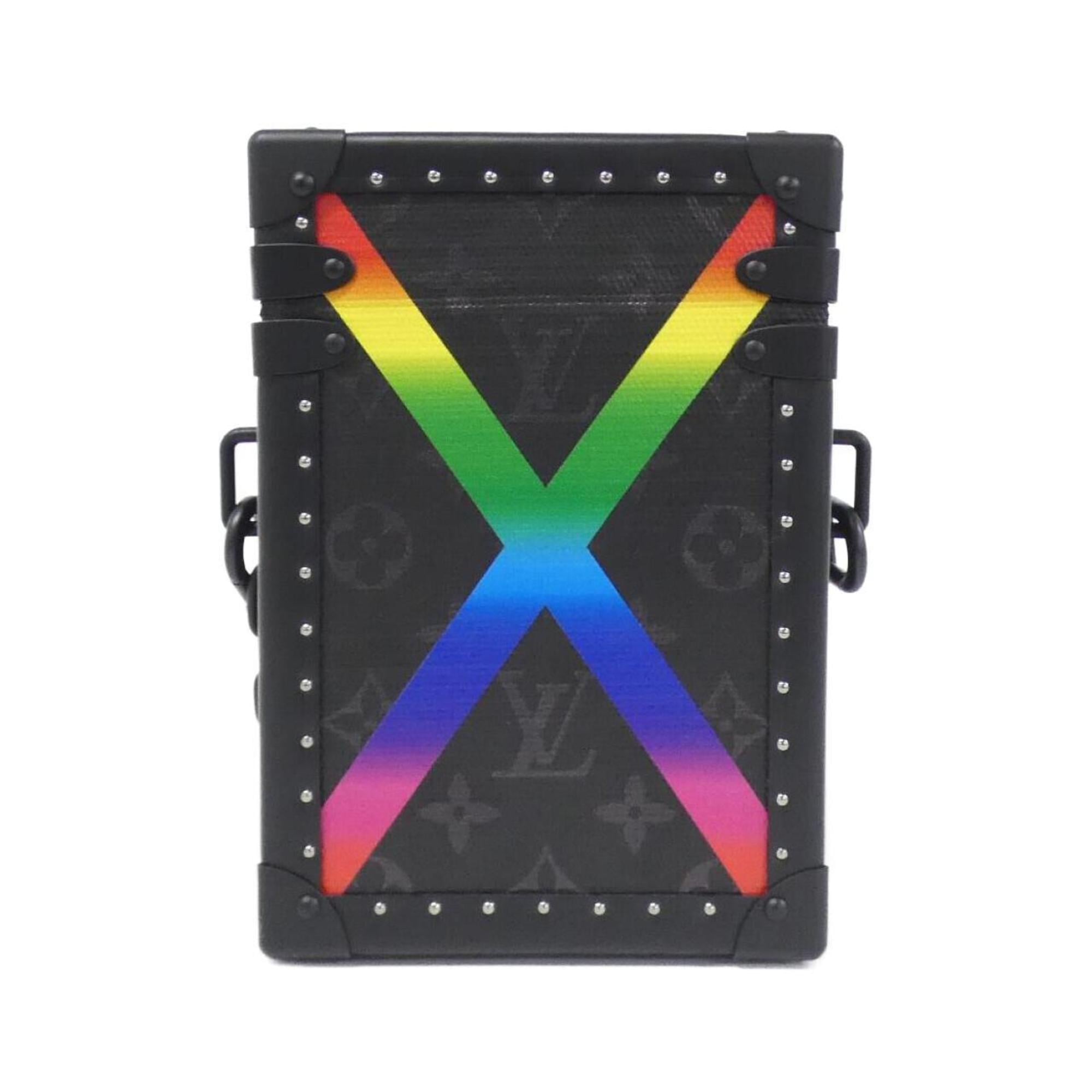 Louis Vuitton Black Coated Canvas Shoulder Bag
