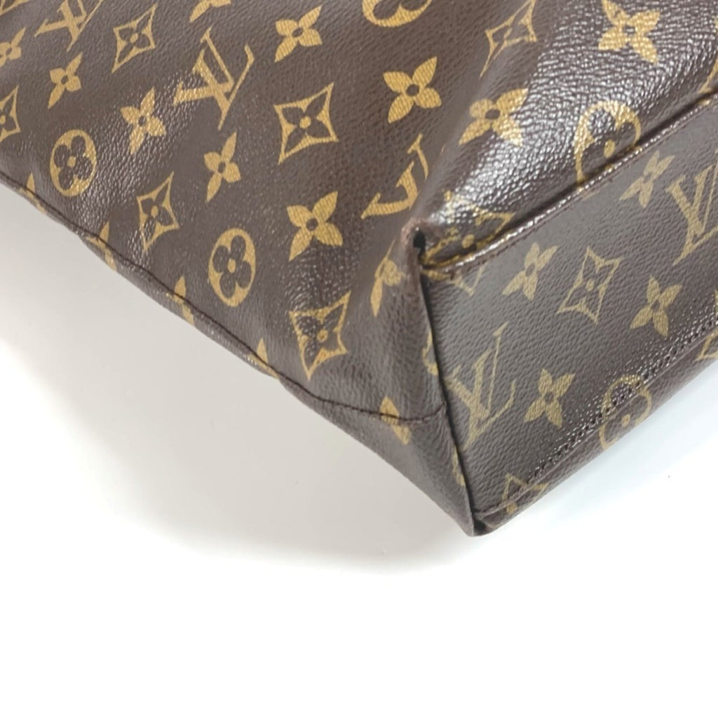 Louis Vuitton Blue Brown Monogram Monogram Shoulder Bag Tote Bag