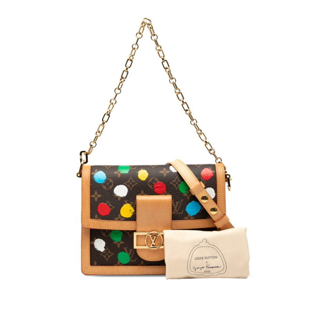 Louis Vuitton Brown Multi-Color Pvc Leather Handbag Shoulder Bag
