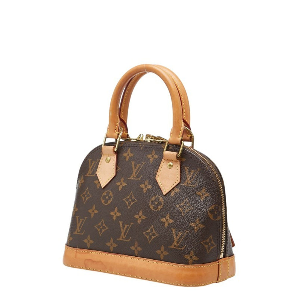 Louis Vuitton Monogram Brown Pvc Leather Handbag Shoulder Bag