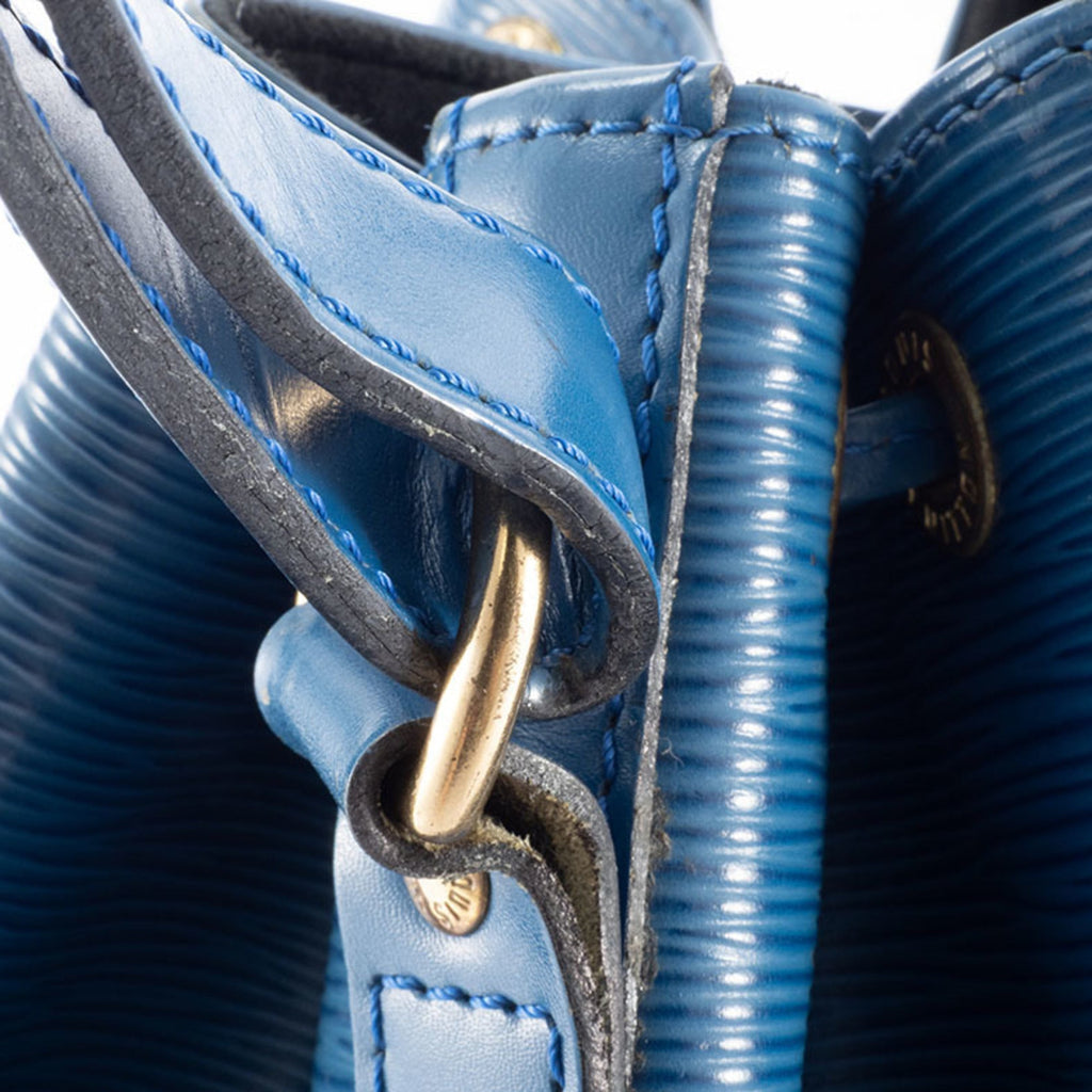 Louis Vuitton Toledo Blue Epi Leather Shoulder Bag