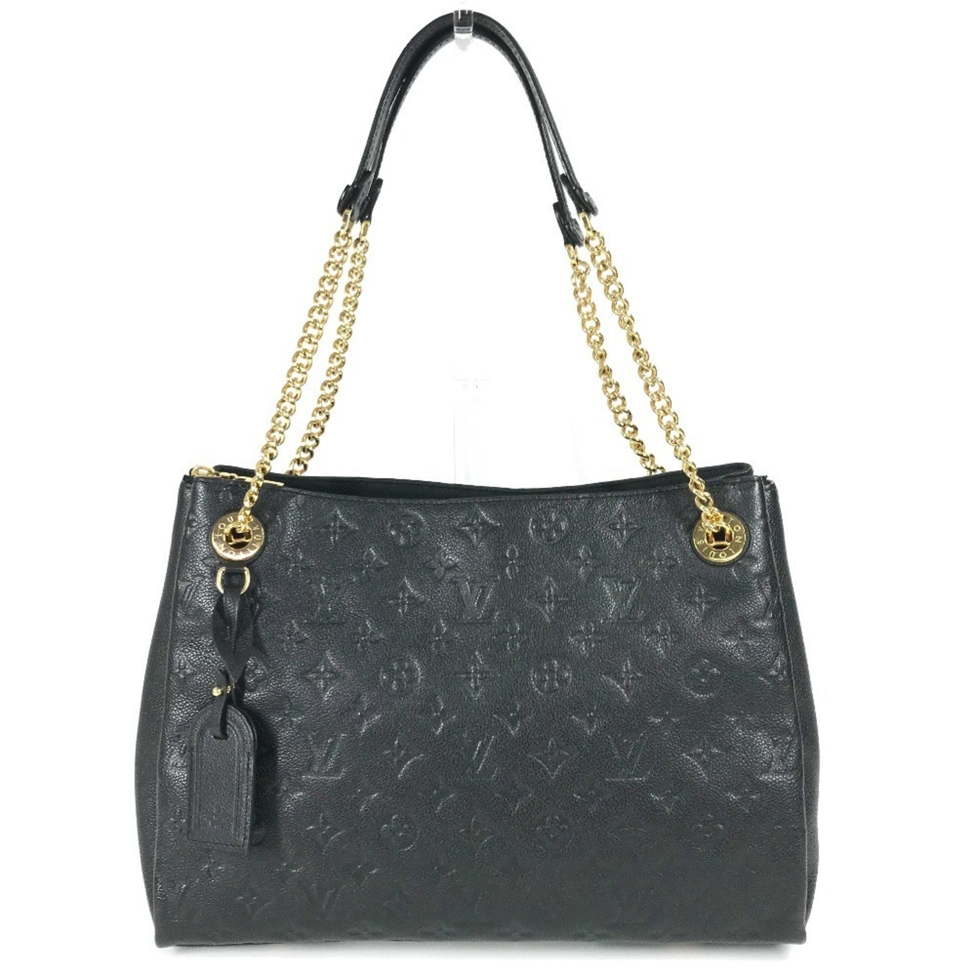 Louis Vuitton Black Noir Monogram Empreinte Shoulder Bag Tote Bag