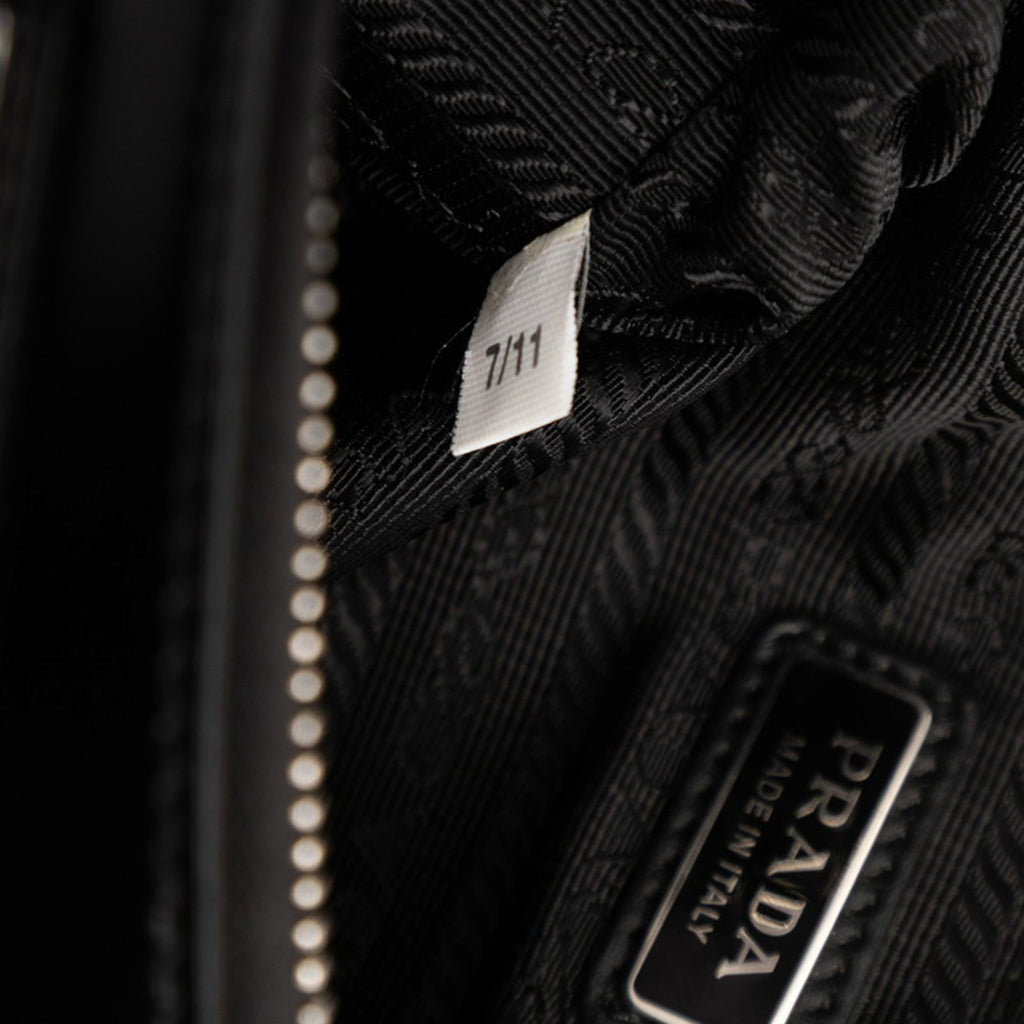 Prada Black Leather Shoulder Bag