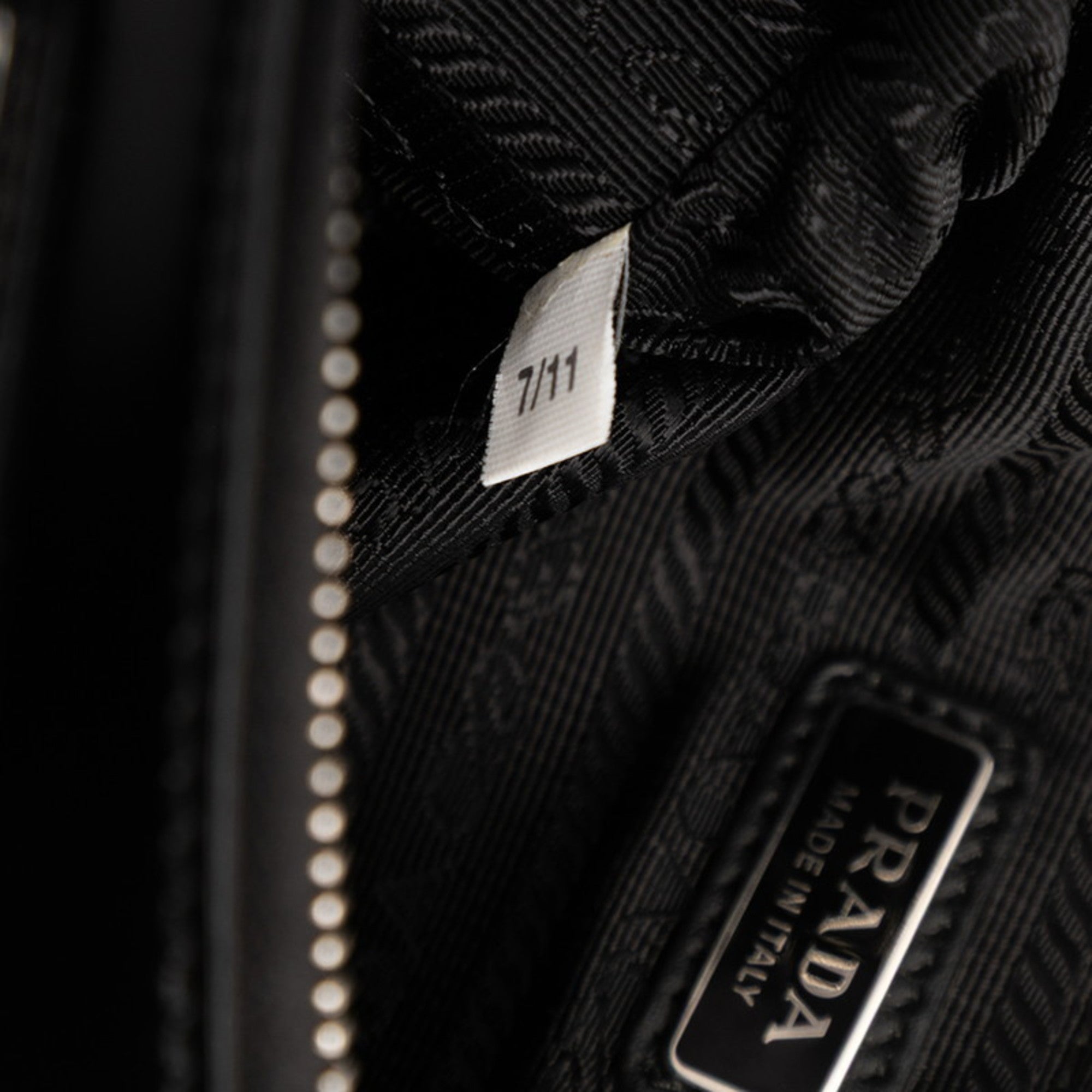 Prada Black Leather Shoulder Bag