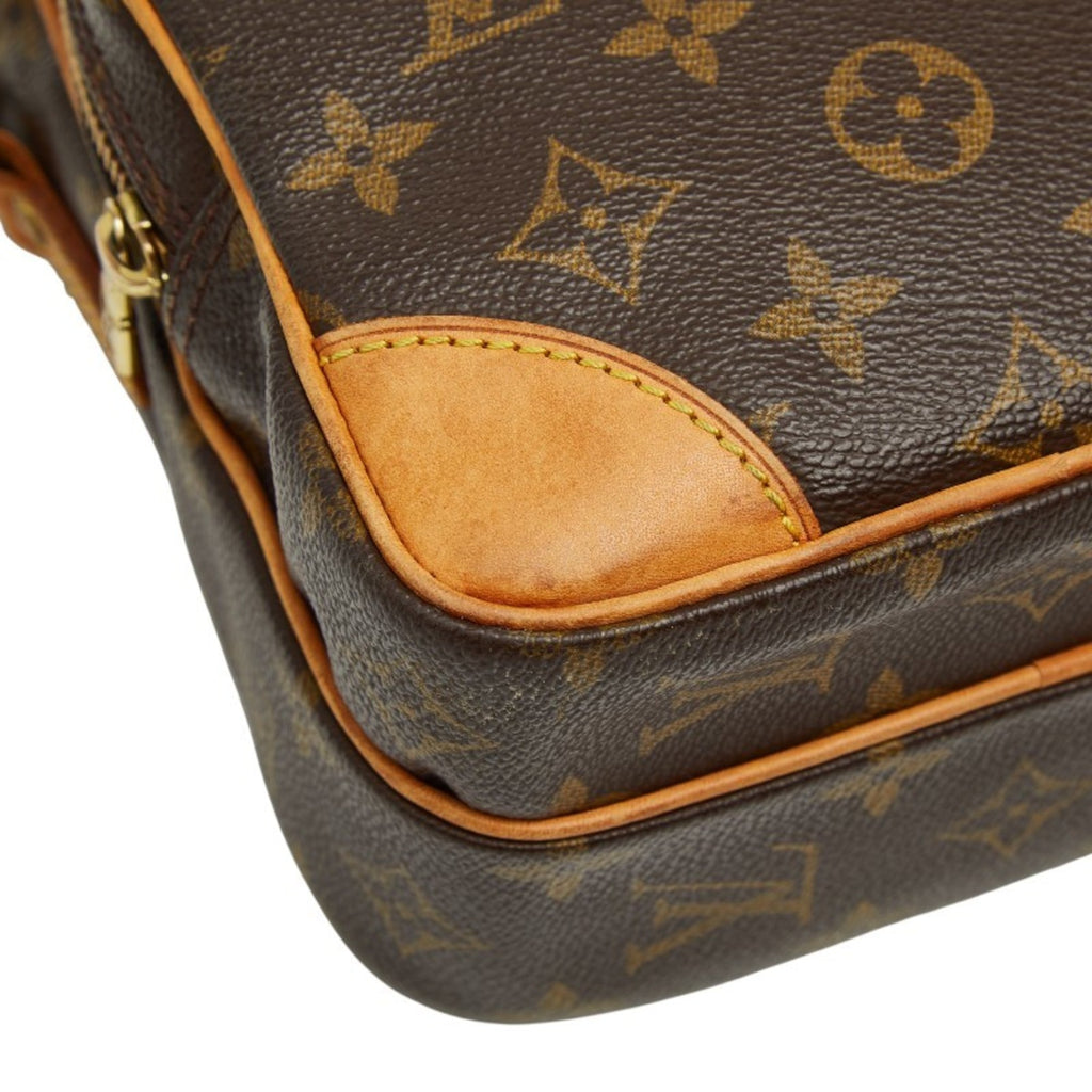 Louis Vuitton Brown Pvc Leather Shoulder Bag